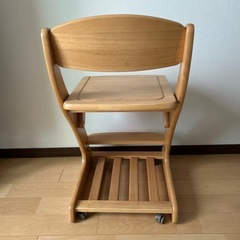 ①学習チェア　ランドセル置ける　勉強机の椅子　いすの画像