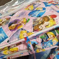 ディズニープリンセス★お昼寝布団セットバッグ＆カバー＆枕つき保育園幼稚園の画像