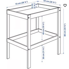 IKEA オムツ交換台
の画像