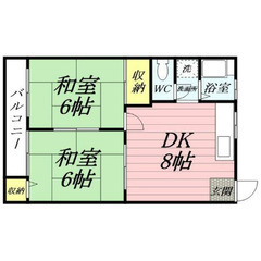 《菊名駅19分＊2DK＊角部屋＊南向き》最安0円後払いで引越可能🔔初期費用分割OK🔔来店不要！個人事業主・夜職で審査不安な方も相談OK🔔LINEでスピード契約🔔水商売、保証人無しOK※生活保護不可※ - 横浜市