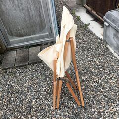 アウトドアチェアー　ホワイトの画像