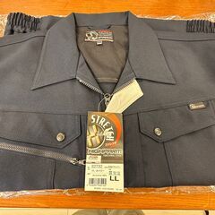 【新品未使用】HIGHPARM　作業用ストレッチ長袖ジャンパー　...