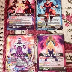 海外版 ドラゴンボールカードゲーム 4枚セット DRAGONBALL CARDの画像