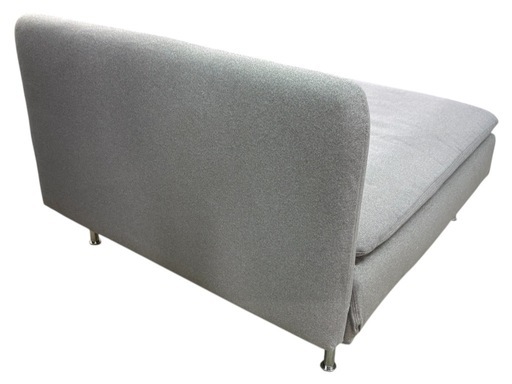 NO.2421 IKEA イケア SÖDERHAMN ソーデルハムン 1人掛けソファ グレー 家具 中古