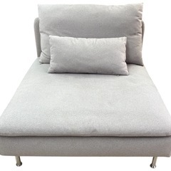 NO.2421 IKEA イケア SÖDERHAMN ソーデルハムン 1人掛けソファ グレー 家具 中古の画像