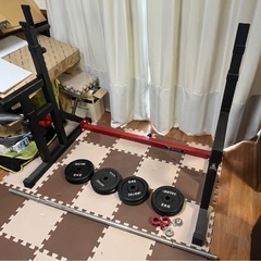 バーベル＆バーベルラックセット