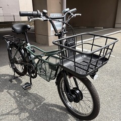 電動自転車 
PELTECH GRC-515L ミニベロEカーゴバイク（8Ahバッテリー／前カゴ付） の画像