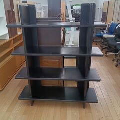 ★ジモティ割あり★  オープンラック ブラック H150×D40...