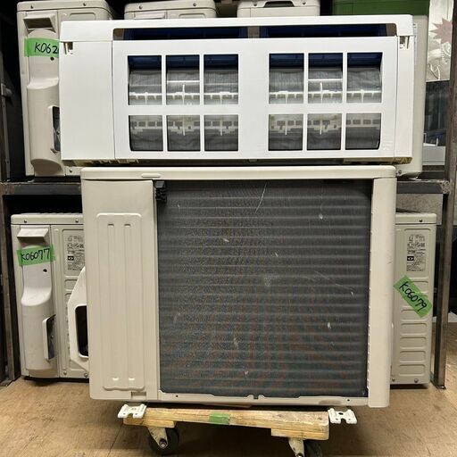 K04433 富士通 2017年製 中古エアコン 主に6畳用 冷房能力2.2kw