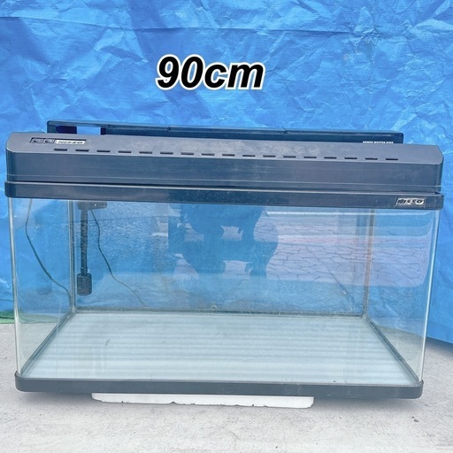 NISSO ラウンド
水槽 90cm　アール加工 淡水魚 海水魚 リビングの90cm淡水魚水槽！個人宅様に水槽レンタル｜東京アクアガーデン