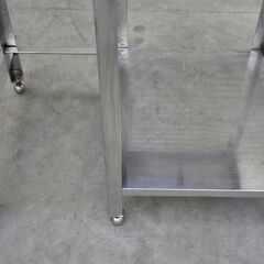 ≪zyt2192ジ≫ ステンレス作業台 幅90cm 奥行60cm 高さ80cm 下段ハーフサイズ 店舗/厨房/設備/DIY/ガレージ/中古厨房機器/宮城県仙台市 70519-06の画像