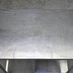 ≪zyt2192ジ≫ ステンレス作業台 幅90cm 奥行60cm 高さ80cm 下段ハーフサイズ 店舗/厨房/設備/DIY/ガレージ/中古厨房機器/宮城県仙台市 70519-06の画像