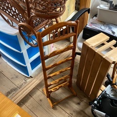 籐家具　スリッパ掛け