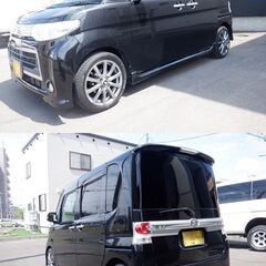 フルメンテナンス車！タントカスタム RSターボ 4WD！コミコミ車！最終後期型！爽快に走るターボモデル、厳しい冬にも安心の4WD！名義変更後すぐ乗れます！装備充実エンスタ バックモニター ETCなどなどの画像