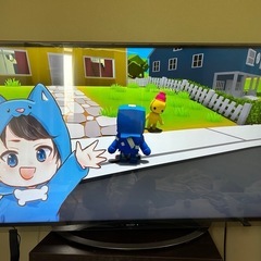 SHARP　シャープ50インチテレビ　画面アクリルカバー付き