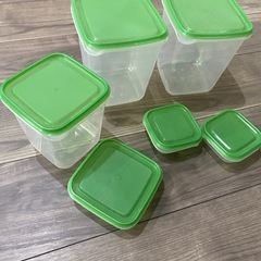 タッパー 大中小 6つセット