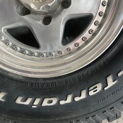 タイヤ・アルミホイール 5本セットの画像