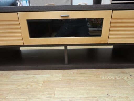 フランフラン テレビボード 幅160㎝×奥行45.5㎝×高さ42.5㎝ 無垢材