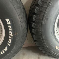 タイヤ・アルミホイール 5本セットの画像