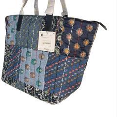 【新品未使用】Desigual デシグアル パッチワークデザイン マザーズバッグの画像