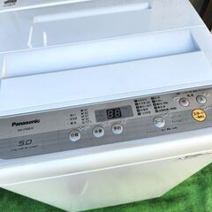洗濯機 5.0㎏ 2018年製 パナソニック NA-F50B12 ホワイト Panasonic 単身 1人暮らし 札幌市 平岸店の画像