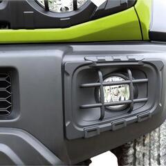 新品　スズキ　ジムニー　シエラ　現行型　フロントフォグランププロテクターカバー　リアテールランプカバー　マッドブラックの画像