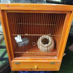 アンティーク木製鳥かご