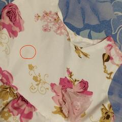 花柄ワンピース＆パンツセットアップの画像