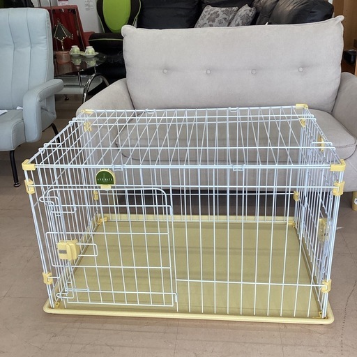 美原店　保管品？ アドメイト　2ドア　パピーサークル　屋根付き　犬　猫　ケージ 