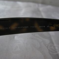 ★Ray Ban　サングラス　RB 2132-F 　NEW WAYFARER 　ケース付き　美品の画像