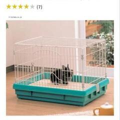 うさぎ用ゲージ、エサセットの画像