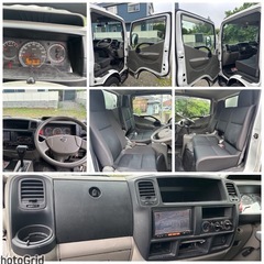 商談可能！低走行36210km！実走行、修復歴無し！H28年日産アトラス！ガソリンAT車！フレーム腐食無し！シングルタイヤ、加工車、工事、工作、平ボディの画像