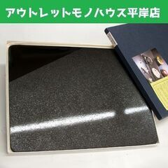 未使用品 紀州漆器 木製 長板 会席膳 黒石目 塗分け　約40×...