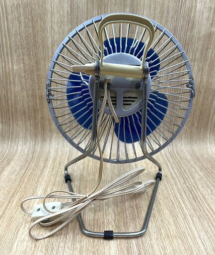 【美品】JETFAN レトロ　ビンテージ調　卓上扇風機 B16】ジェフ/卓上扇風機/20cm/JEF-206/高さ約36cm/可動品/昭和