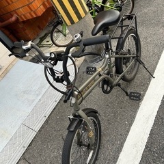 AVIREXミニベロ ’AV-206MX BMX風小径車　オリーブ