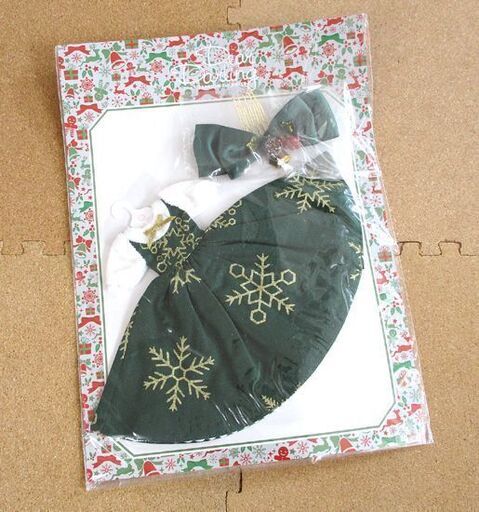 デックザホールズ グリーン 22cmドール用 ブライス 未使用 Dear Darling fashion for dolls ジュニームーン X’mas 札幌市