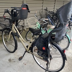 自転車　チャイルドシート　前用　後ろ用