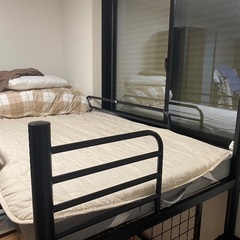 【階段付きロフトベッド】ニトリ製／解体対応可の画像