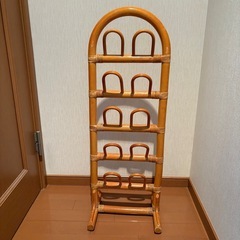 ラタン 籐家具　スリッパ立て　スリッパラック　スリッパスタンド　...