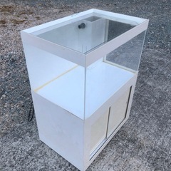 アクリルオーバーフロー水槽浄化槽一体式