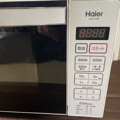 haierハイアール　電子レンジJM-FH18B 白ホワイト　2014年製の画像