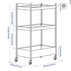 NISSAFORS ニッサフォース　IKEA キッチンワゴンの画像
