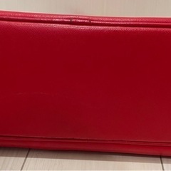 【受付中】ナノユニバース　革　赤　メンズ　トートバッグ　カバン　レザー　赤の画像