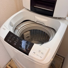 洗濯機　ハイアールjw-50h　無料　引き取りに来る方