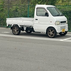 スズキ　軽トラック　オートマ、エアコン付き。