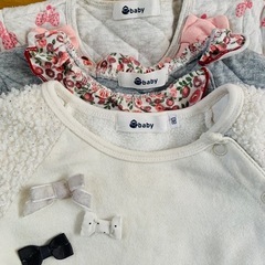 べべ冬着３枚セットの画像