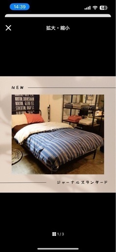 ジャーナルスタンダードファニチャー サンクベッド