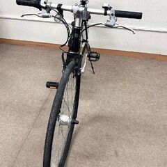 ALESSA CROSS アレッサクロス クロスバイク 7段ギア ブラック 自転車