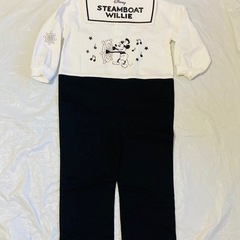 ミッキーマウス　オーバーオール120cmの画像