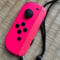 左ジョイコン ネオンピンク ストラップ付き